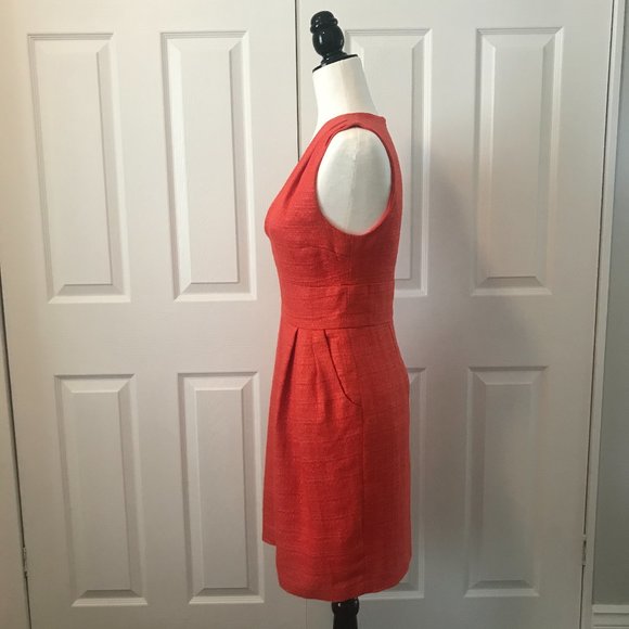 Paprika red Yoana Baraschi wiggle dress pockets! - Picture 3 of 12